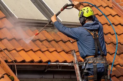 Démoussage et hydrofuge de toiture à Arleuf
